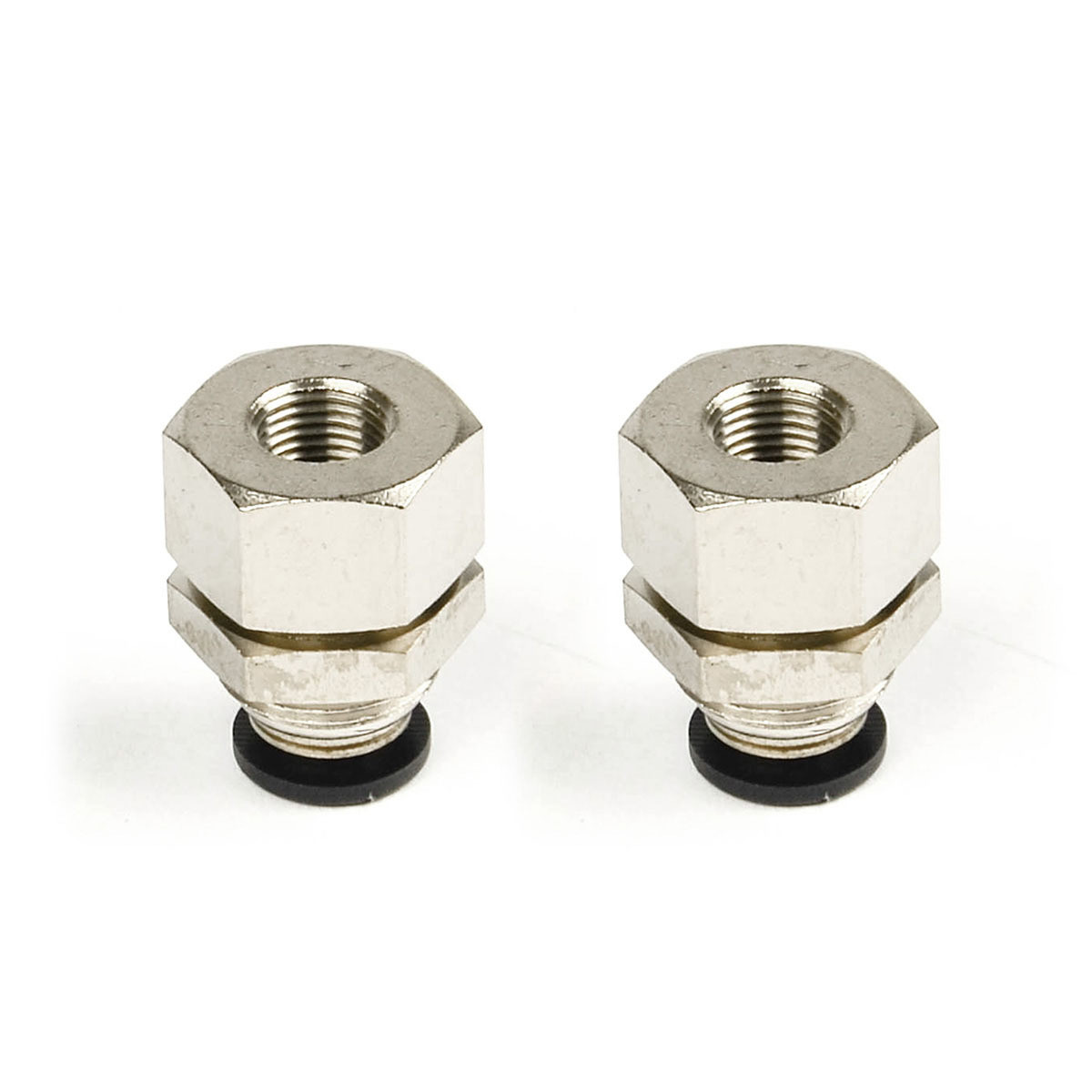 Diff Breather Bulk Head Fitting 8mm x 12mm Thread Pack 2
