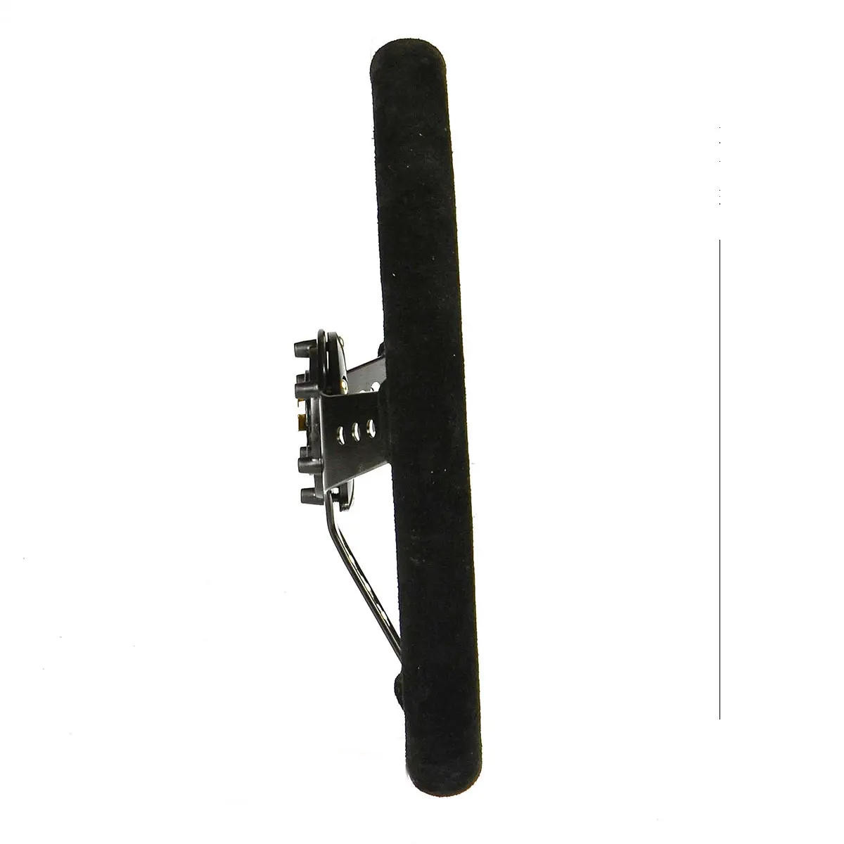 SAAS Sports Steering Wheel Suede SRD 14in DDish Black With Holes + Indicator