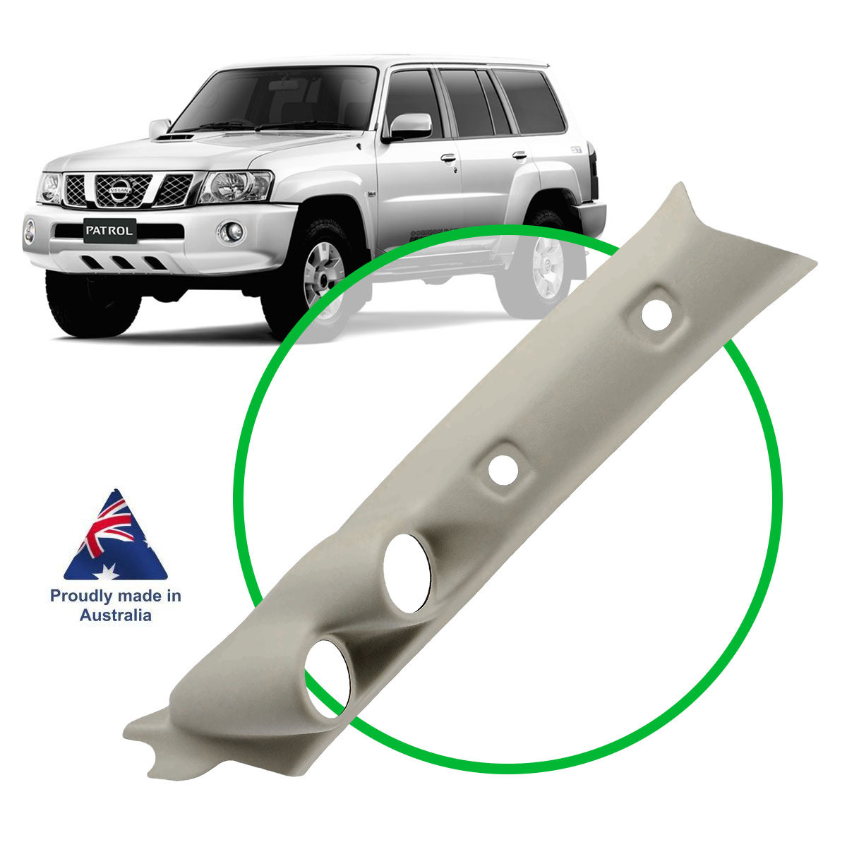 SAAS Gauge Pillar Pod Nissan Patrol 1997 - 2016 GU - Y61 Single Piece