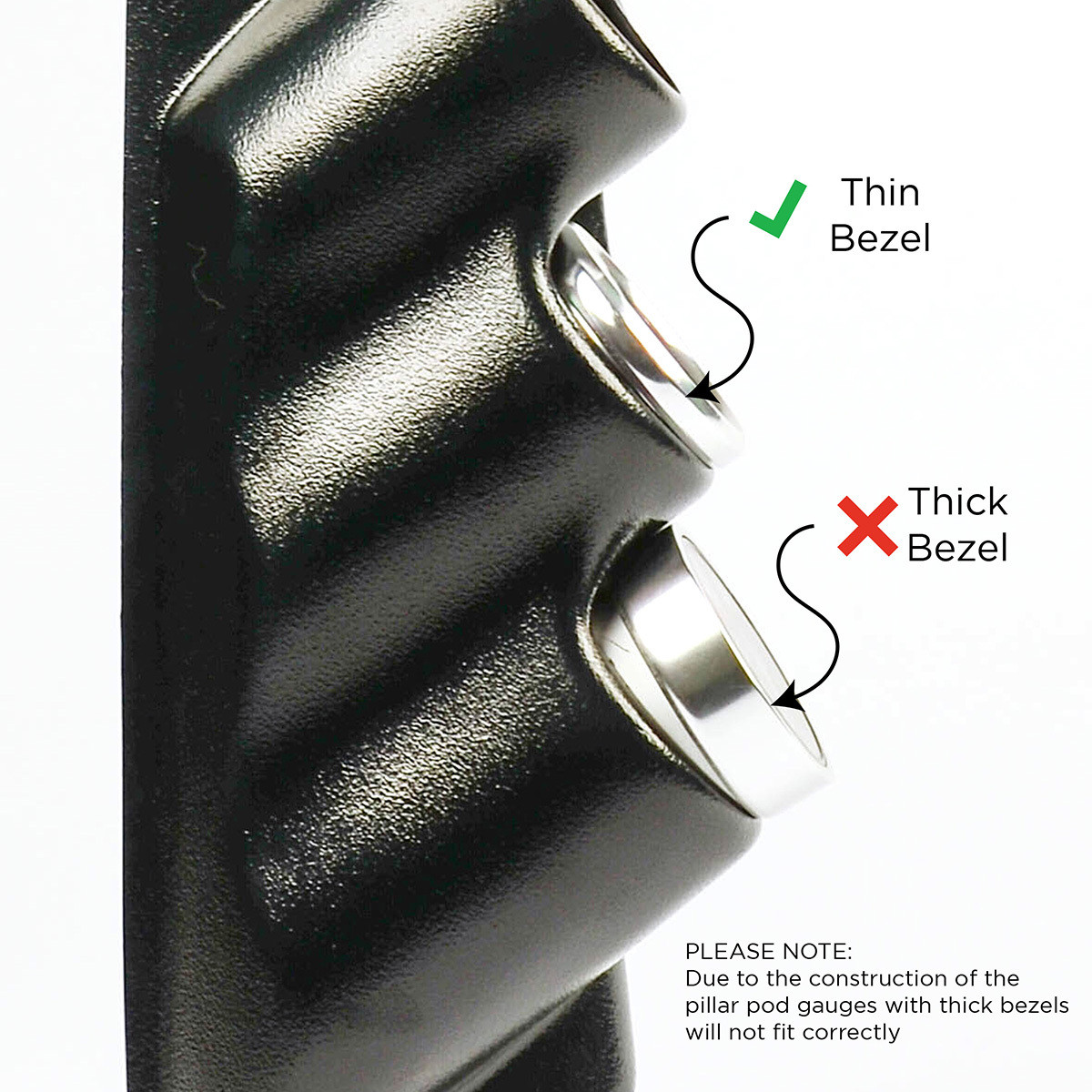 SAAS Gauge Pillar Pod Nissan Patrol 1997 - 2016 GU - Y61 3 x Guages 1 Piece