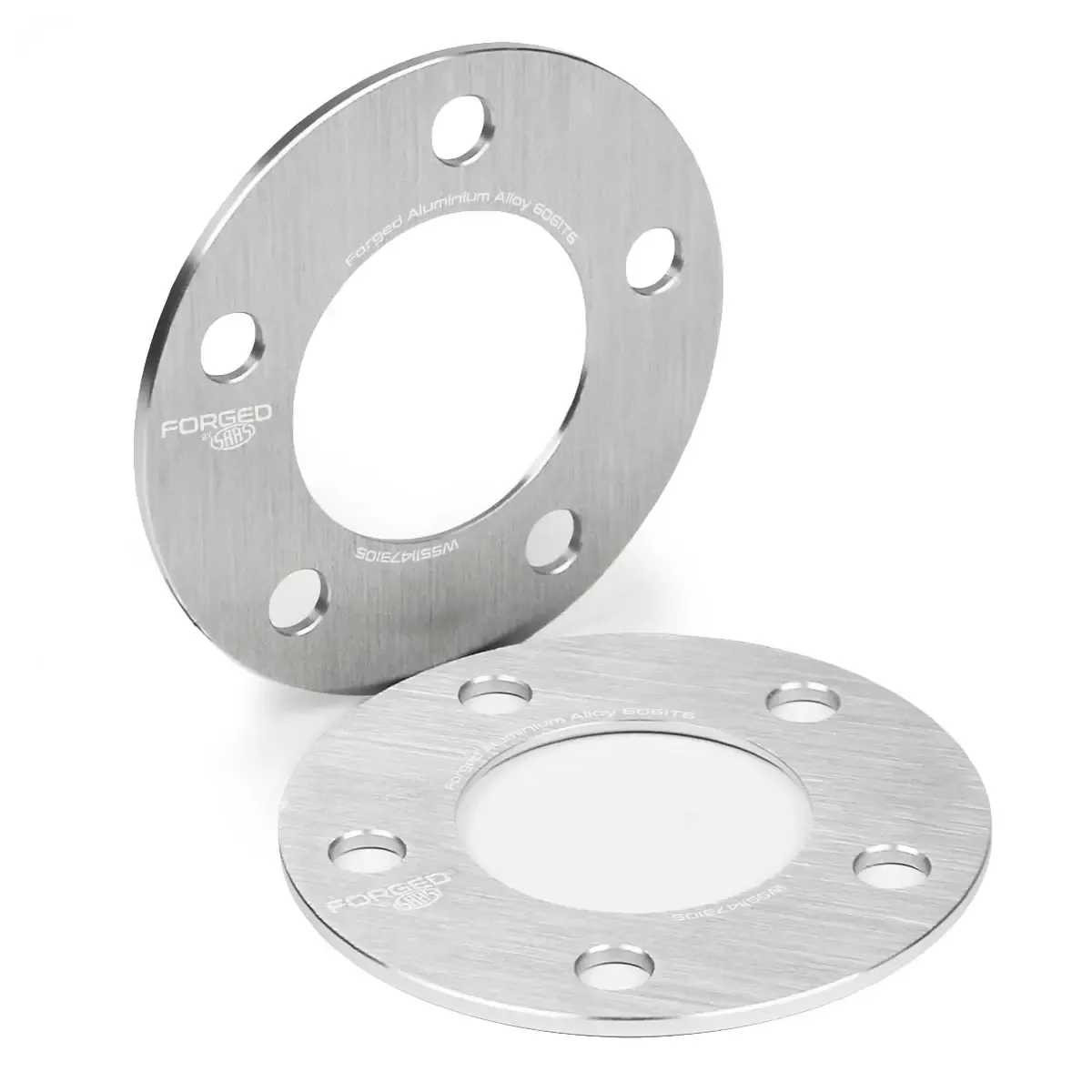 SAAS Wheel Spacers Direct Fit Forged Hub Centric 2 Pack 5mm