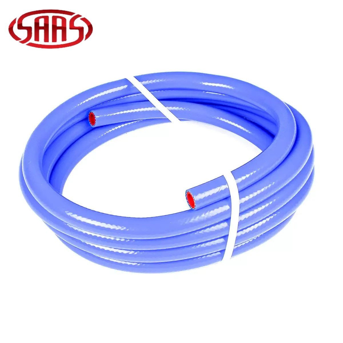 SAAS Silicone Heater Hose 13mm ID x 4m Blue