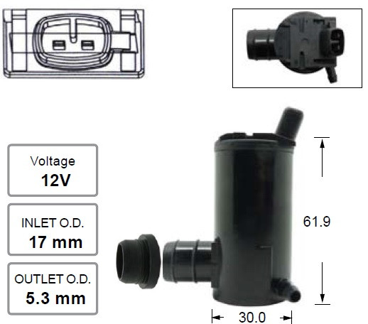 Windscreen Washer Pump
