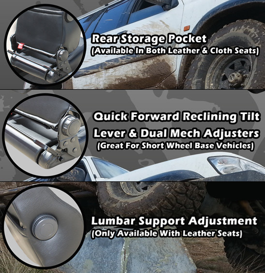 Adventurer 4x4 Seats