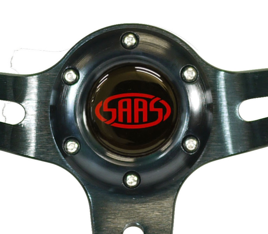 SAAS Suede deep dish steering wheel