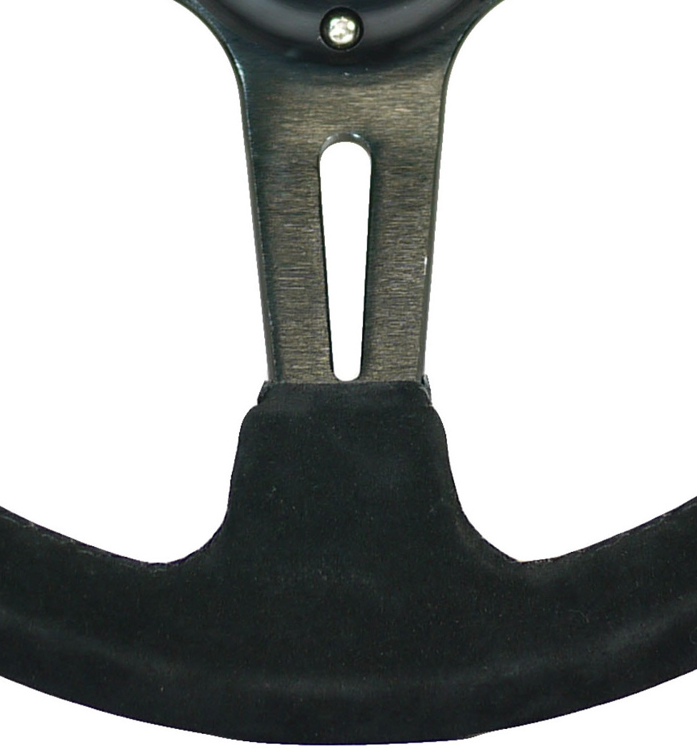 SAAS Suede deep dish steering wheel