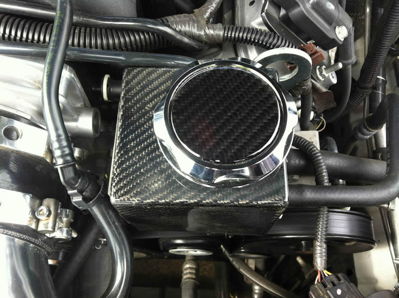 Power Steering Reservoir Carbon Fibre Cover with Cap Cover for Commodore