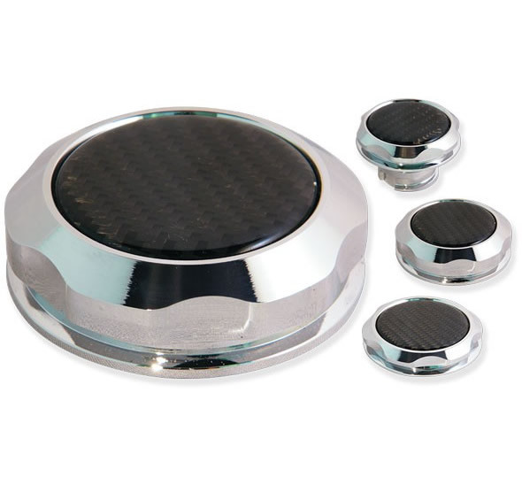Billet Caps Carbon Top Aluminium