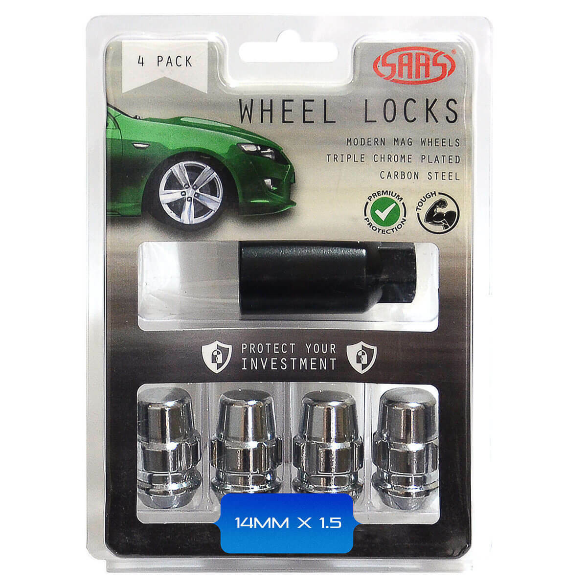 Acorn Lock Nut 14mm x 1.5