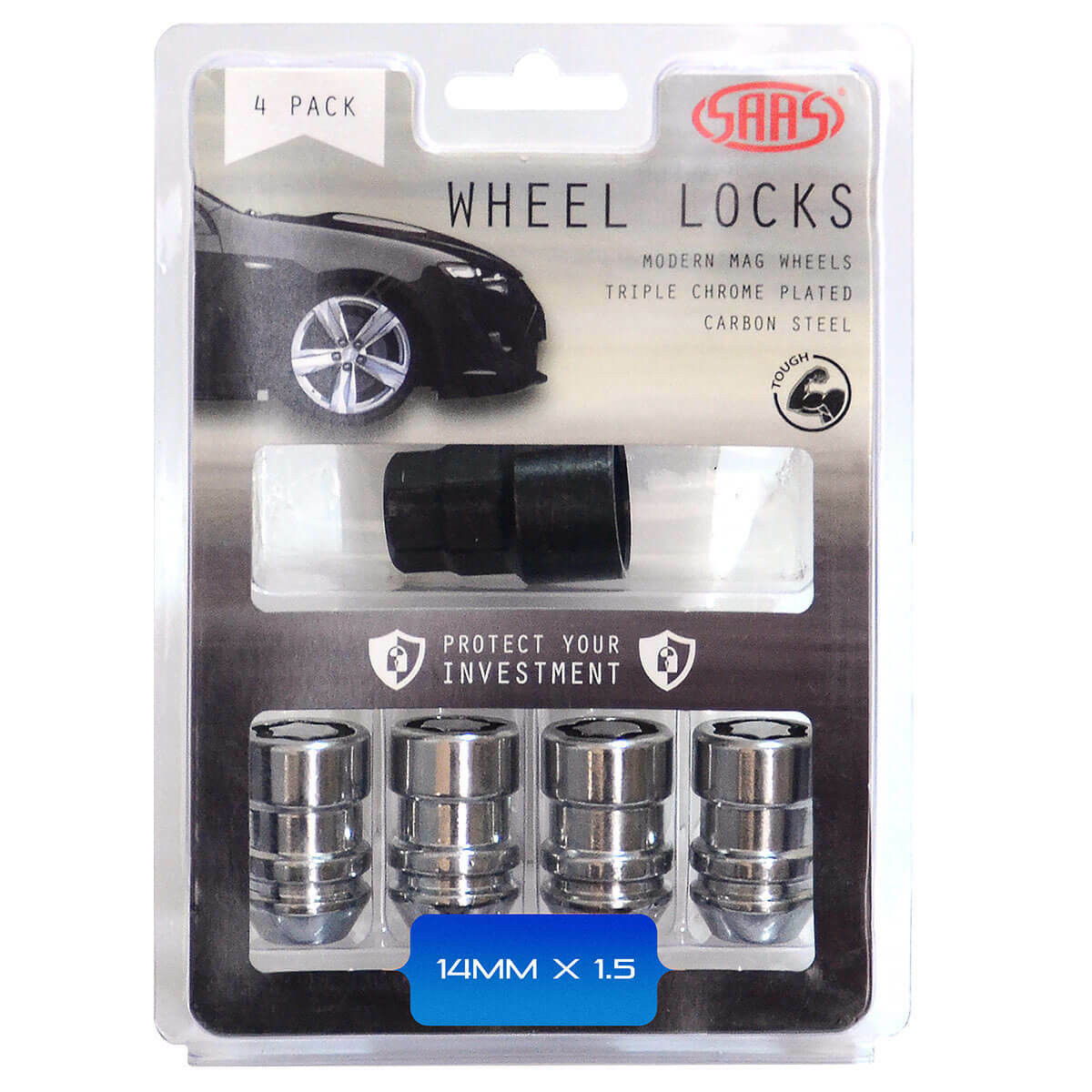 Lock Nuts Internal Star Bulge 14mm x 1.5