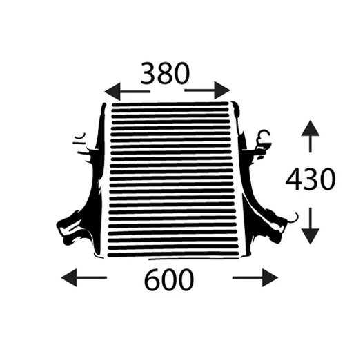 Ford Falcon Intercooler suits FG XR6T XR6 Turbo
