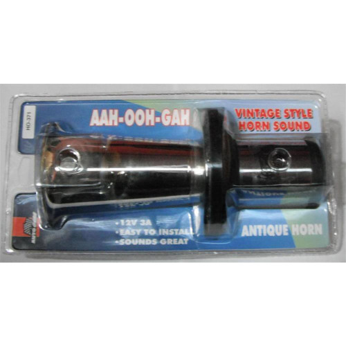 AAH-OOH-GAH Chrome Vintage Style Horn Sound Antique Horn 12V