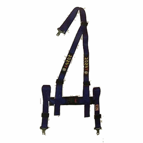 Monza 3 Point 2 Inch Racing Harness Seat Belt Blue