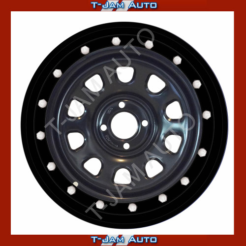 Bead Lock Simulator Kit Suits 15 inch RIMS 4WD & PASSENGER Set of 4 Black
