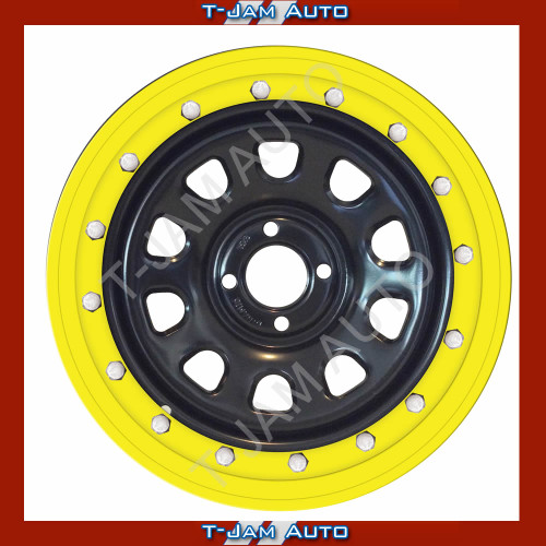 Bead Lock Simulator Kit Suits 16 inch RIMS 4WD & PASSENGER Set of 4 Yellow