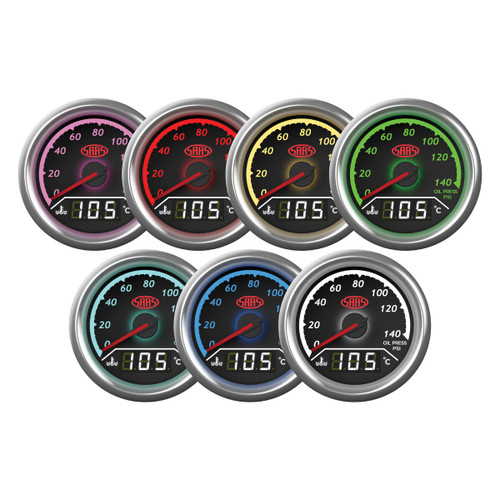SAAS Trax Dual Oil Pressure / Water Temp