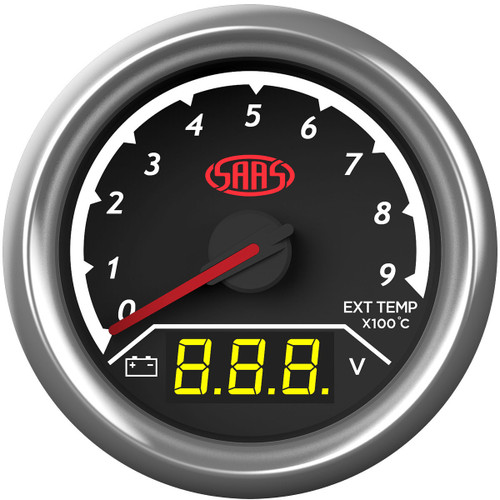 SAAS Trax Dual Exhaust Temp / Volt