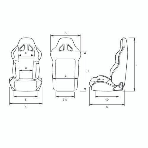 SAAS Vortek Racing Seat