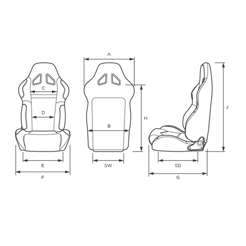 SAAS Vortek Racing Seat