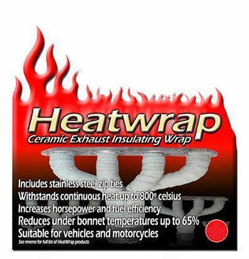 Exhaust Insulating Heat Wrap Off-White 7.5m - 50mm x 1.5mm