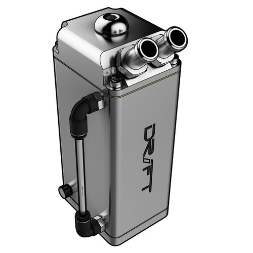 Drift Oil Catch Can Polished 600ml Rectangle