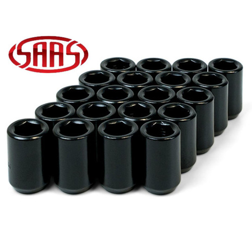 Acorn Hex Nut Black