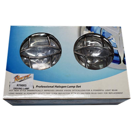 Driving Lamps Pair 12V - 120mm with 55W H3 Halogen Bulb