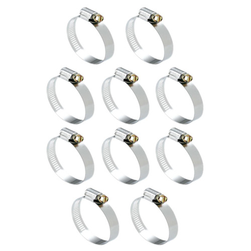 Hose Clamp Stainless Steel 10pcs 70-90mm