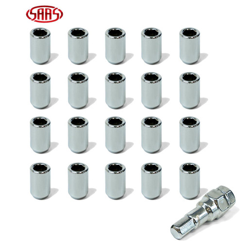 Acorn Hex Nut Chrome