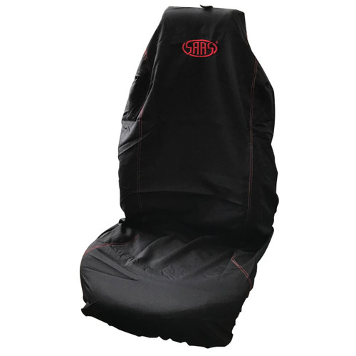 SAAS Seat Cover Throwover - Red Logo Large