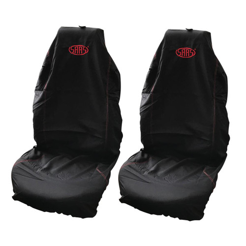 SAAS Seat Cover Throwover - Red Logo Large