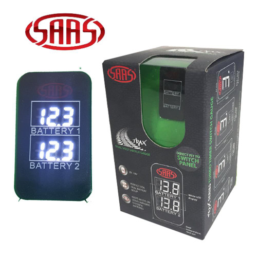 SAAS Direct Fit Dual Volt Digital Switch Gauge