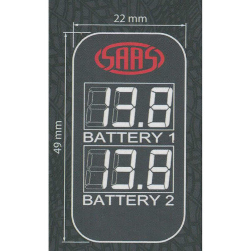 SAAS Direct Fit Dual Volt Digital Switch Gauge