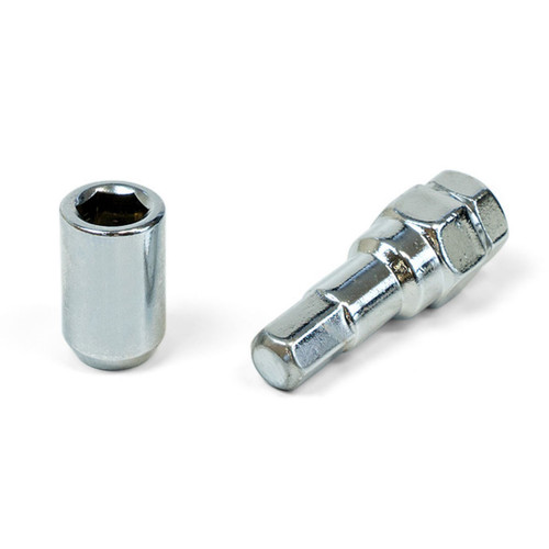 Wheel Nuts S/D Int Hex  Inc Key Chr 10Pk