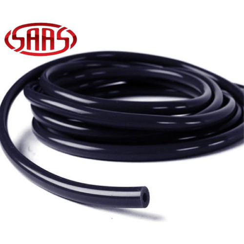 SAAS Silicone Vacuum Hose Black 6mm ID x 8m Length High Temperature Resistant