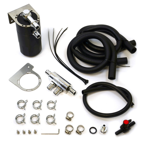 Oil Catch Tank Full Kit Navara D40 2.5L 2005 - 2015 Blk Tank