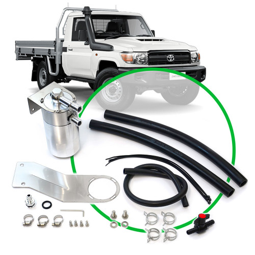 Oil Catch Tank Full Kit Landcruiser 79 Ser 4.5L 2007-09