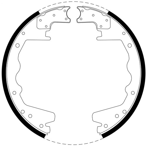 Brake Shoe Set - BS1018