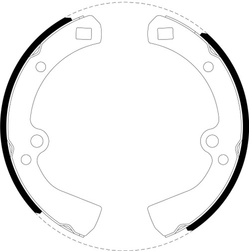 Brake Shoe Set - BS1043
