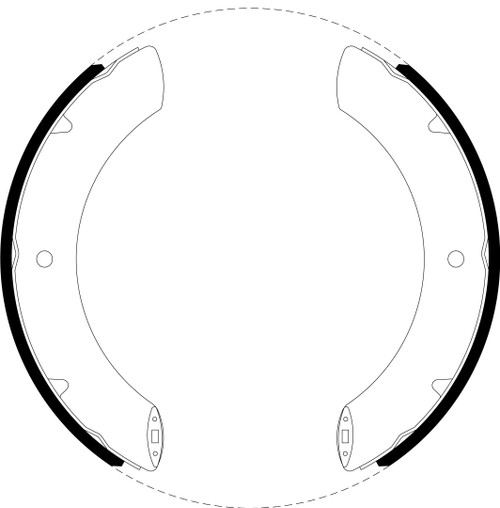 Brake Shoe Set - BS1083