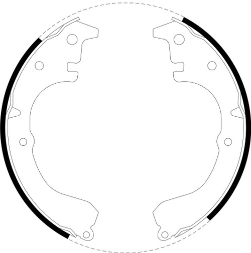 Brake Shoe Set - BS1189