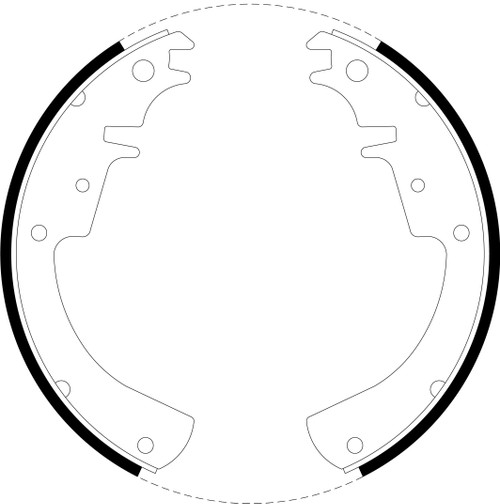 Brake Shoe Set - BS1385