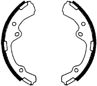 Brake Shoe Set - BS1388