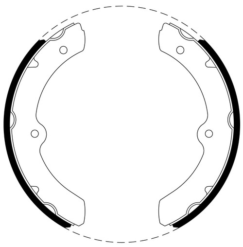 Brake Shoe Set - BS1449