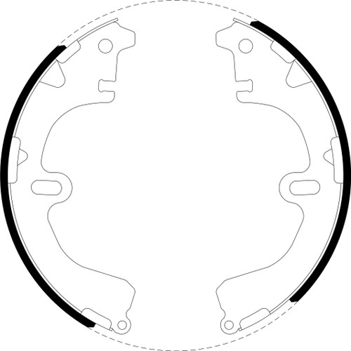 Brake Shoe Set - BS1490