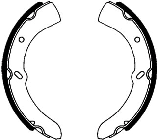Brake Shoe Set - BS1521