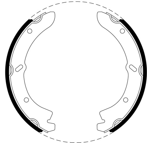 Brake Shoe Set - BS1523