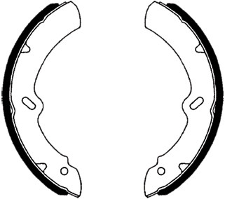 Brake Shoe Set - BS1544