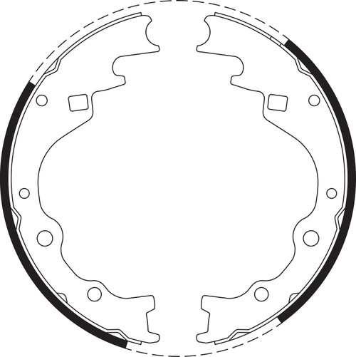 Brake Shoe Set - BS1587