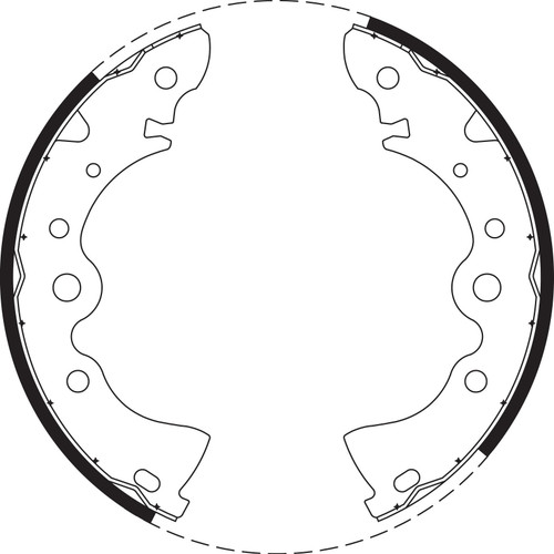 Brake Shoe Set - BS1598